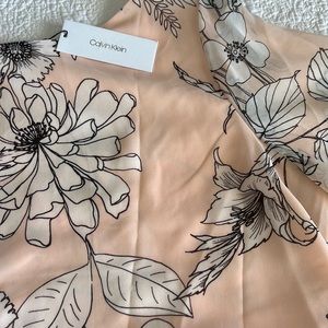 Calvin Klein floral blouse